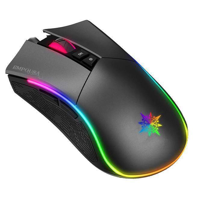 INCA Gaming Maus RGB/ 4800DPI/ 7Tasten/USB 1.65m schwarz retail Eingabe / Ausgabe Mäuse &