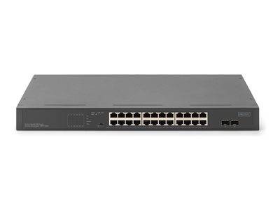 DIGITUS Switch 24-Port Gigabit Unmanaged schwarz Multimedia-Technik Switche