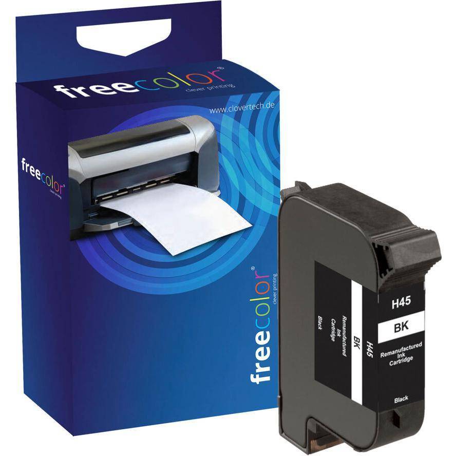 Freecolor Patrone HP 45 black remanufactured Multimedia-Technik Patronen HP