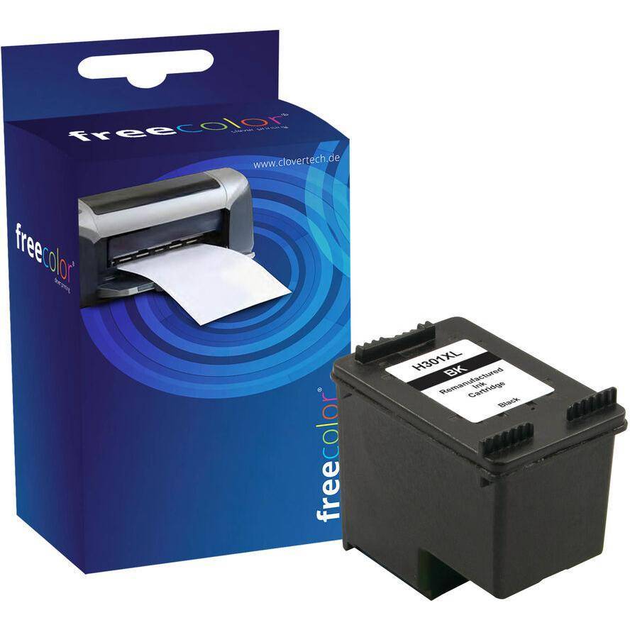 Freecolor Patrone HP 301XL black remanufactured Multimedia-Technik Patronen HP
