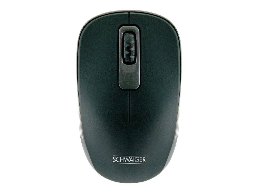 Schwaiger Maus PC optisch 3Tasten 1.200dpi kabellos schwarz Eingabe / Ausgabe Mäuse & Tastaturen