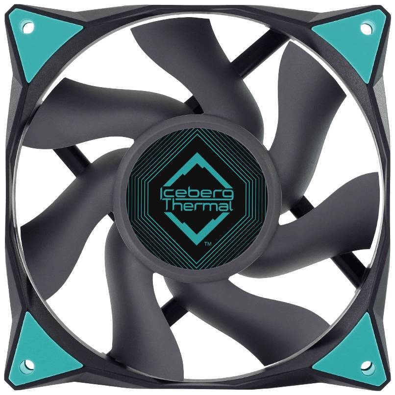 ICEBERG THERMAL IceGALE - 120mm Black Multimedia-Technik Lüfter Sonstiges Zubehör und Ersatzteile