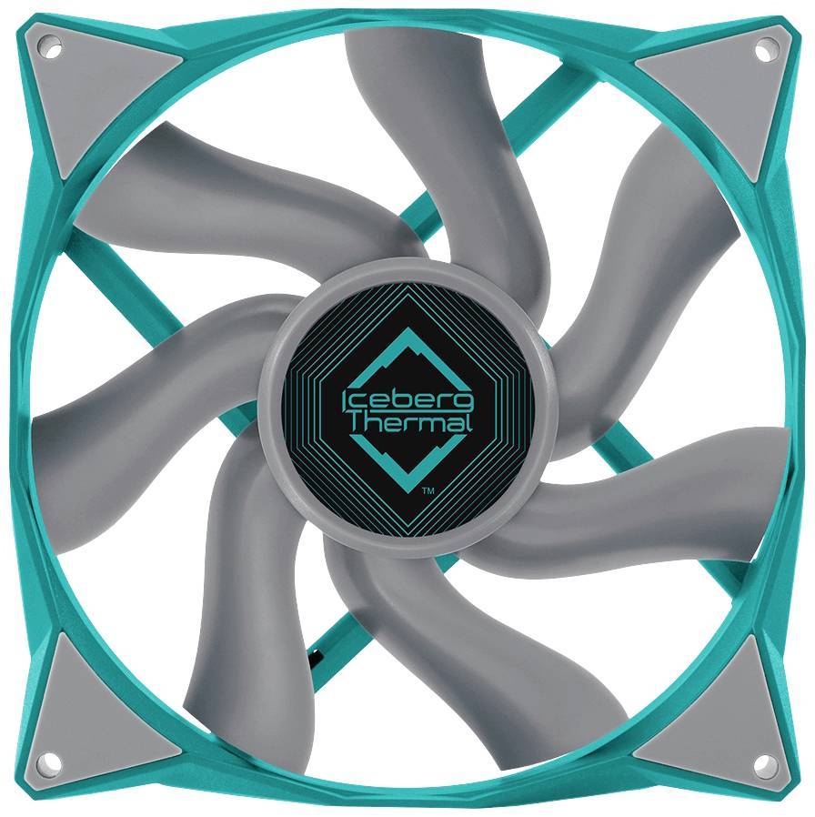 ICEBERG THERMAL IceGALE - 140mm Teal Multimedia-Technik Lüfter Sonstiges Zubehör und Ersatzteile