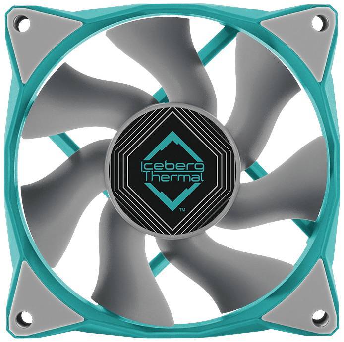 ICEBERG THERMAL IceGALE Xtra - 80mm Teal Multimedia-Technik Lüfter