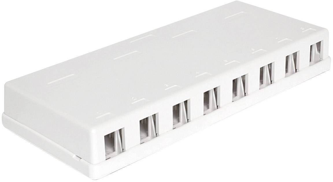 DELOCK Keystone Leergehäuse 8-Port Multimedia-Technik