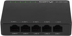LANBERG Switch 5-Port 1GB/S unmanag. Gigab.Eth. Desktop 12V Multimedia-Technik Switche