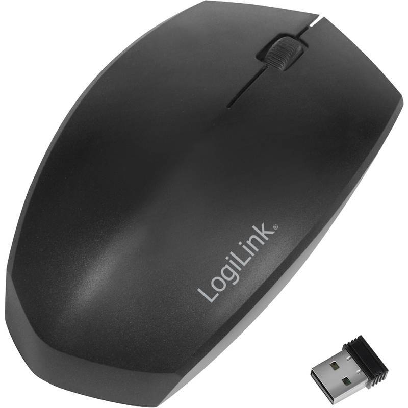 Logilink Maus Bluetooth 4.2 + Funk 2,4 GHz, dual-Modus black Eingabe / Ausgabe Mäuse & Tastaturen