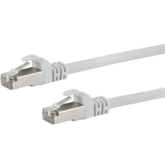 Schwaiger CAT6 Netzwerkkabel, S/FTP, 1,0m, weiß Multimedia-Technik Cat6 Kabel