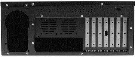 LANBERG 19 Server Gehäuse Rackmount ATX 350/10 4U schwarz Multimedia-Technik 19