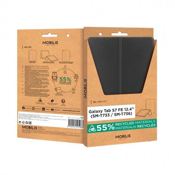 Mobilis Case for Galaxy Tab S7 FE 12.4'' Multimedia-Technik Tablettaschen