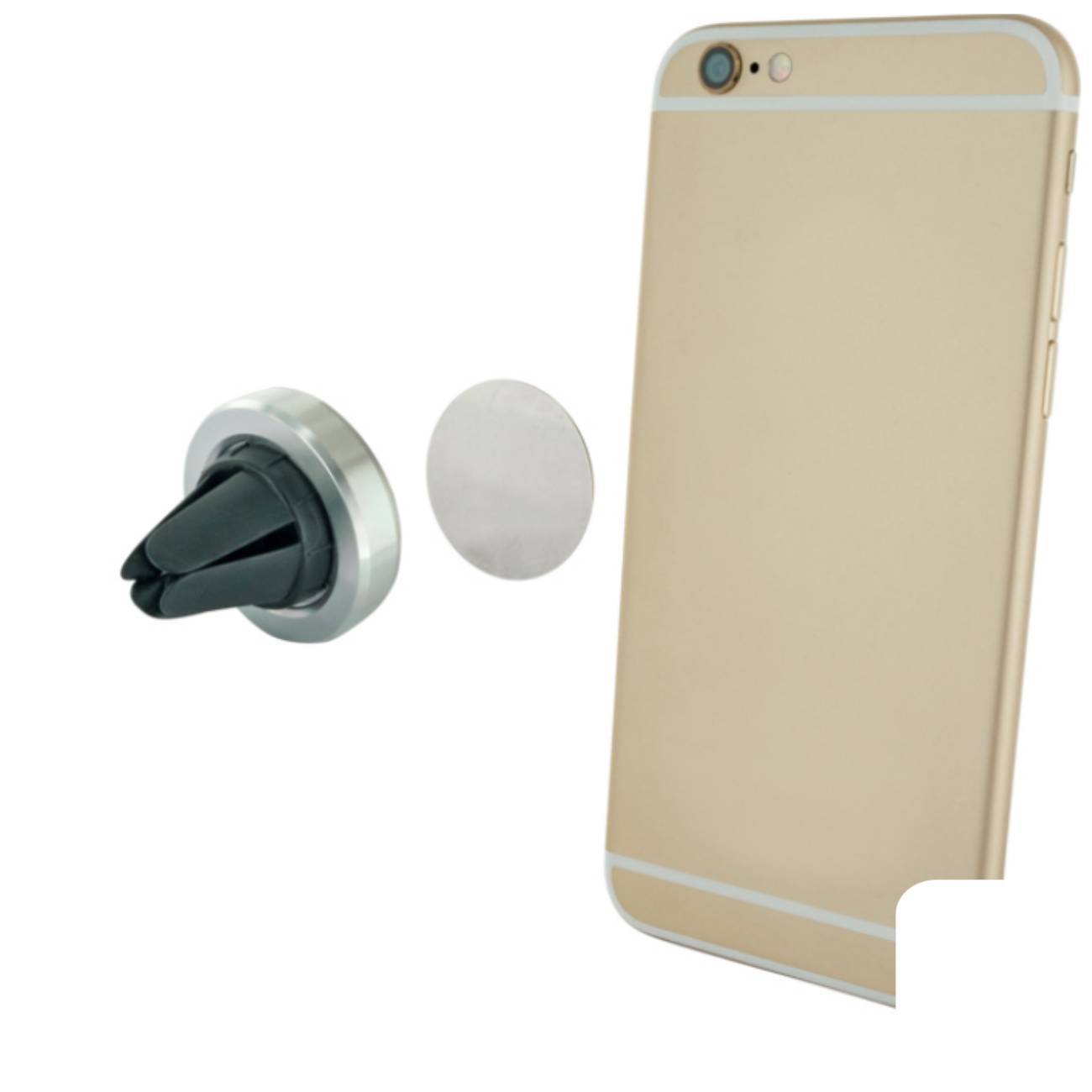 Schwaiger SET Magnethalterungen 6-teilig Aluminium Silber Multimedia-Technik Adapter