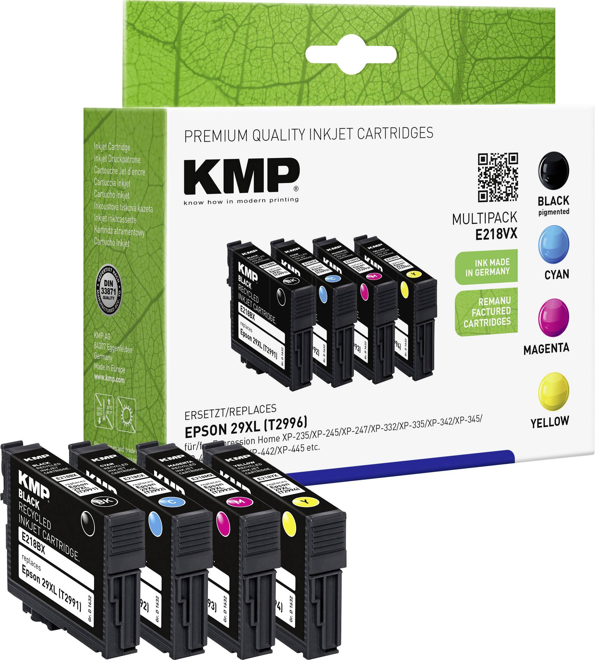 KMP Patrone Epson T2996 Multip. 450-470S. E218VX remanufactured Multimedia-Technik Patronen