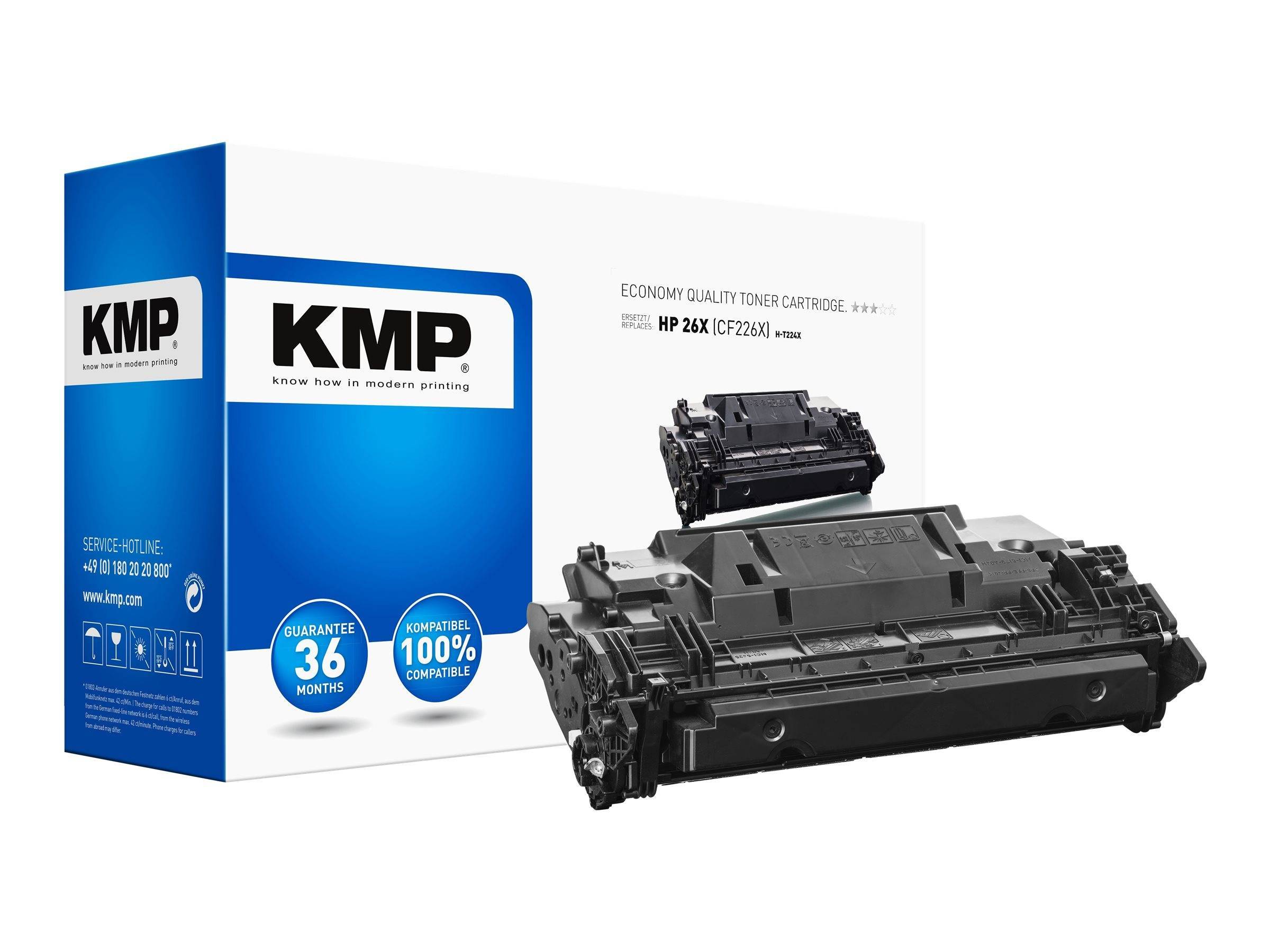 KMP Toner HP CF226X black 12000 S. H-T224X remanufactured Multimedia-Technik HP