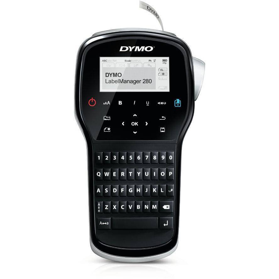 DYMO LabelManager 280 im praktischen Koffer(SoftCase)Qwerty Multimedia-Technik Etikettendrucker