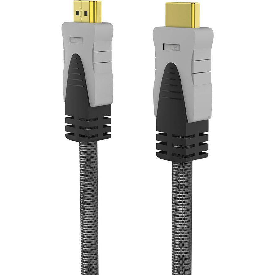 INCA HDMI-Kabel2.0 4K 18Gbit/s 4096x2160@ 30Hz 3.00m gr retail Multimedia-Technik HDMI-Kabel