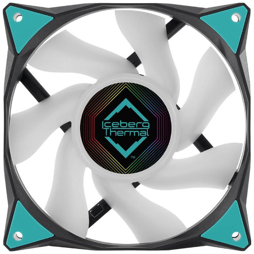 ICEBERG THERMAL IceGALE ARGB PWM - 120mm Black Multimedia-Technik Lüfter Sonstiges Zubehör und