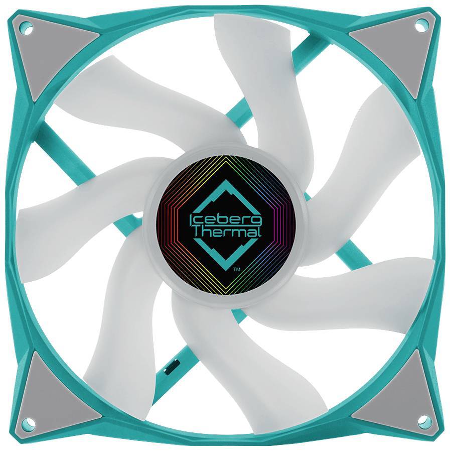 ICEBERG THERMAL IceGALE ARGB - 140mm Teal Multimedia-Technik Lüfter Sonstiges Zubehör und
