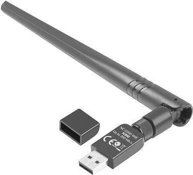 LANBERG USB drahtlose Netzwerkkarte N300 1x int 1x ext.Ant. Multimedia-Technik Netzwerkkarten