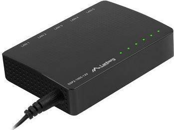 LANBERG Switch 8-Port 1GB/S unmanaged Gigab.Eth. Desktop 12V Multimedia-Technik Switche