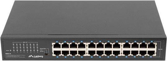 LANBERG Switch RSGE 24-Port 1GB unmanaged Gigab.Ethern. 19 Multimedia-Technik Switche