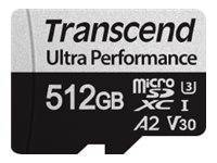 SD microSD Card 512GB Transcend SDXC USD340S w/Adapter Multimedia-Technik Micro SD Karten