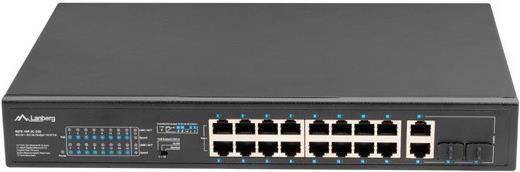 LANBERG Switch 16-Port PoE+/2x1GB/1xSFP 19 unmanaged 250W Multimedia-Technik Switche