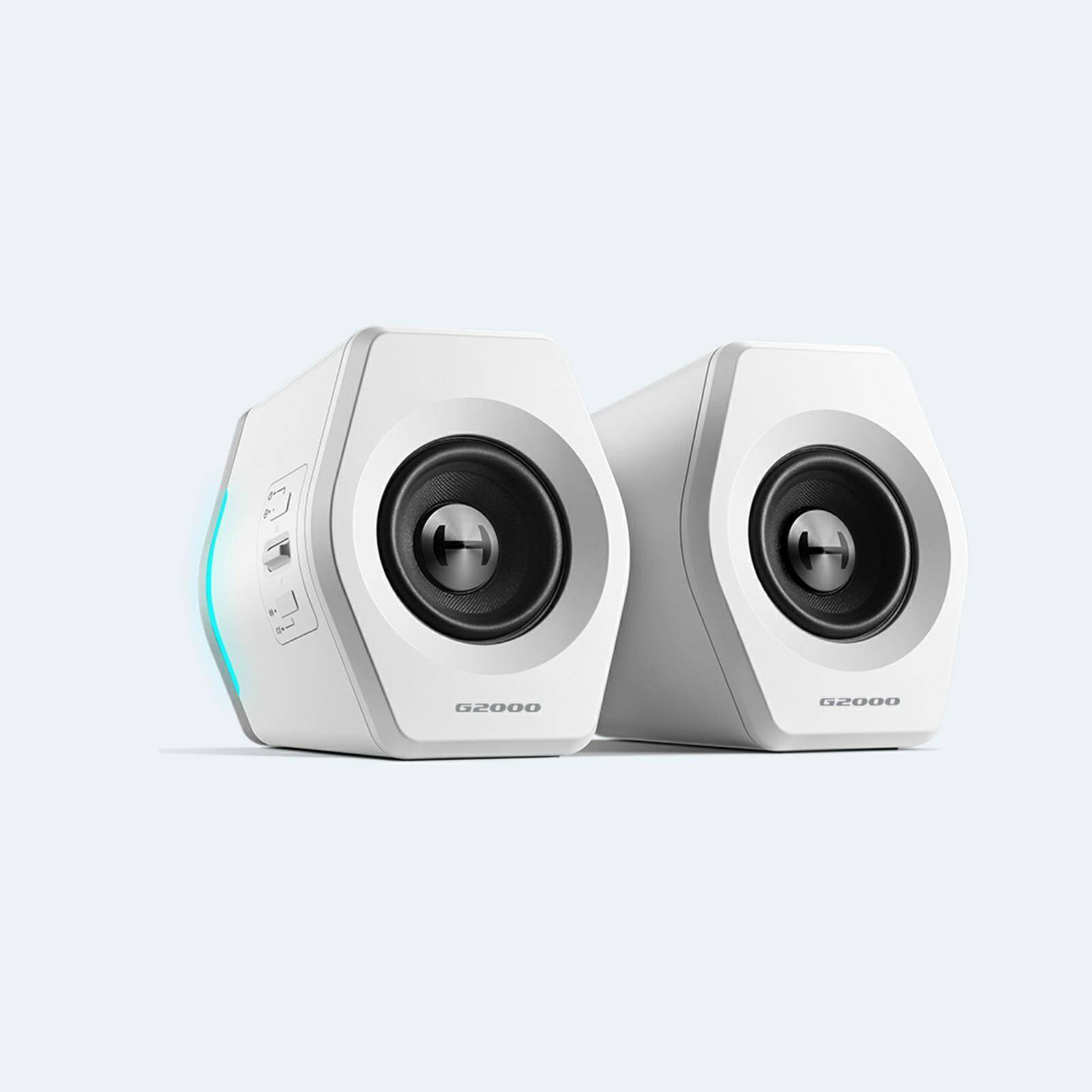 Edifier G2000 2.0 Bluetooth Gaming RGB weiß retail Multimedia-Technik Aktivboxen
