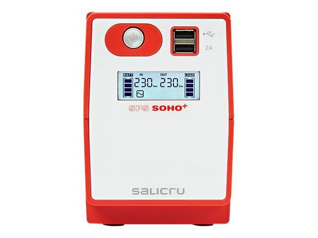 SALICRU USV SPS 850 SOHO+,Line Int,850VA/480W,USB,LCD,Shucko Multimedia-Technik USVs