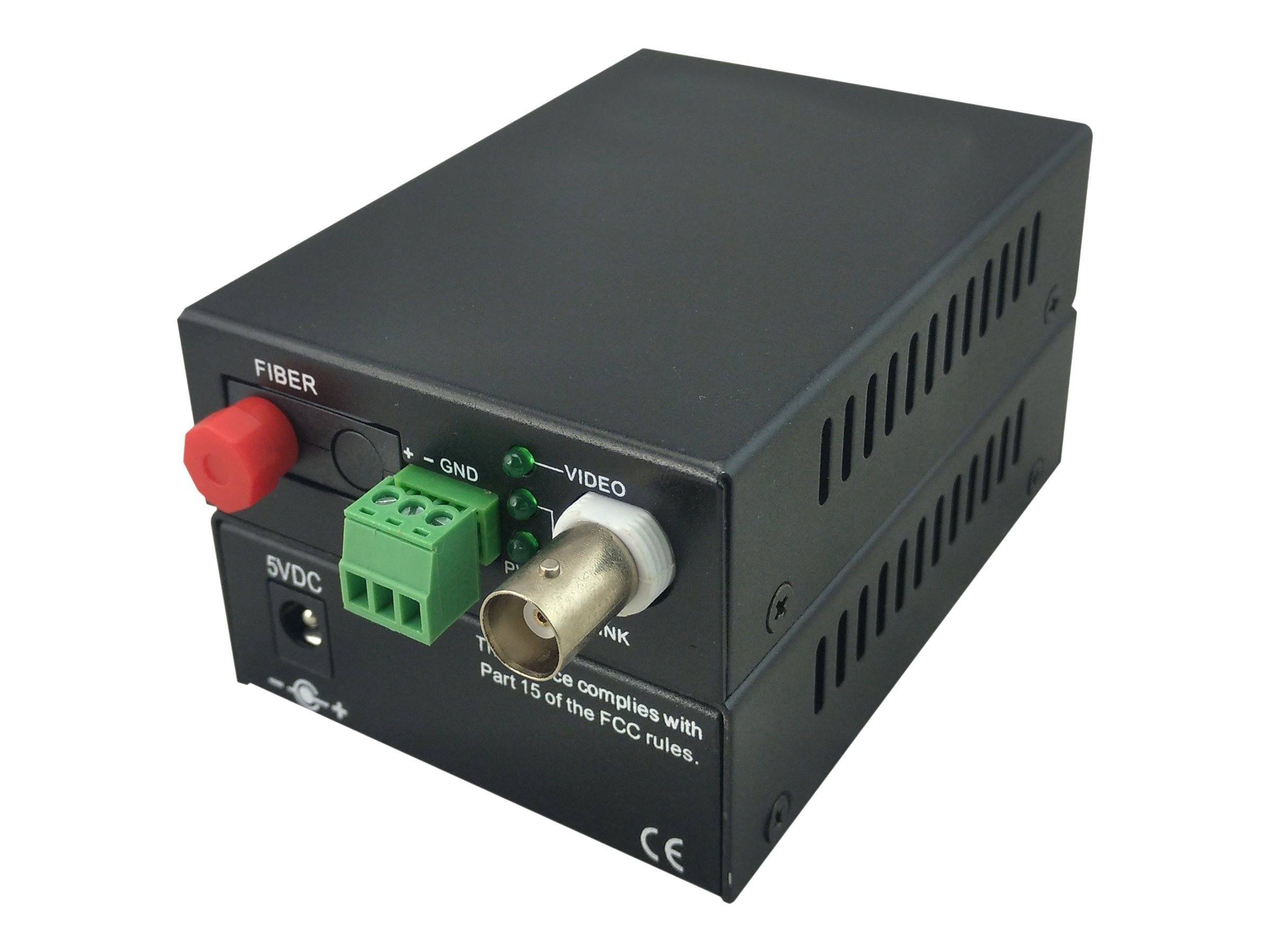 LevelOne Verlängerungskit 1-Kanal BNC-Glasfaser 20km schwarz Multimedia-Technik Netzwerkzubehör