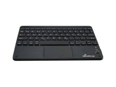 MediaRange Tastatur Wireless 64 Tasten Touchpad DE schwarz Eingabe / Ausgabe Mäuse & Tastaturen