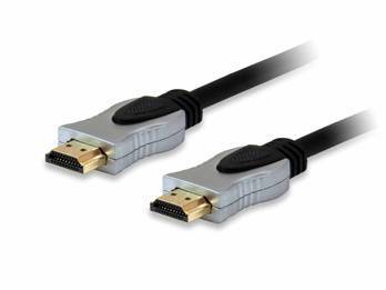 Equip HDMI HS Ethernet 2.0 18Gb Alu. 4K/60Hz 7.50m schwarz Polybeutel Multimedia-Technik HDMI-Kabel