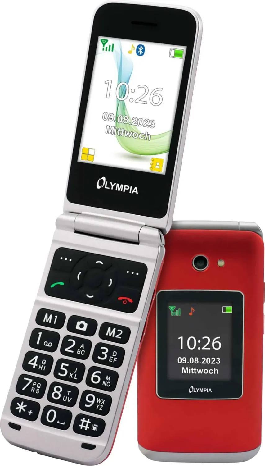 Olympia Mobiltelefon VITUS rot 4G Multimedia-Technik Mobilfunktelefone