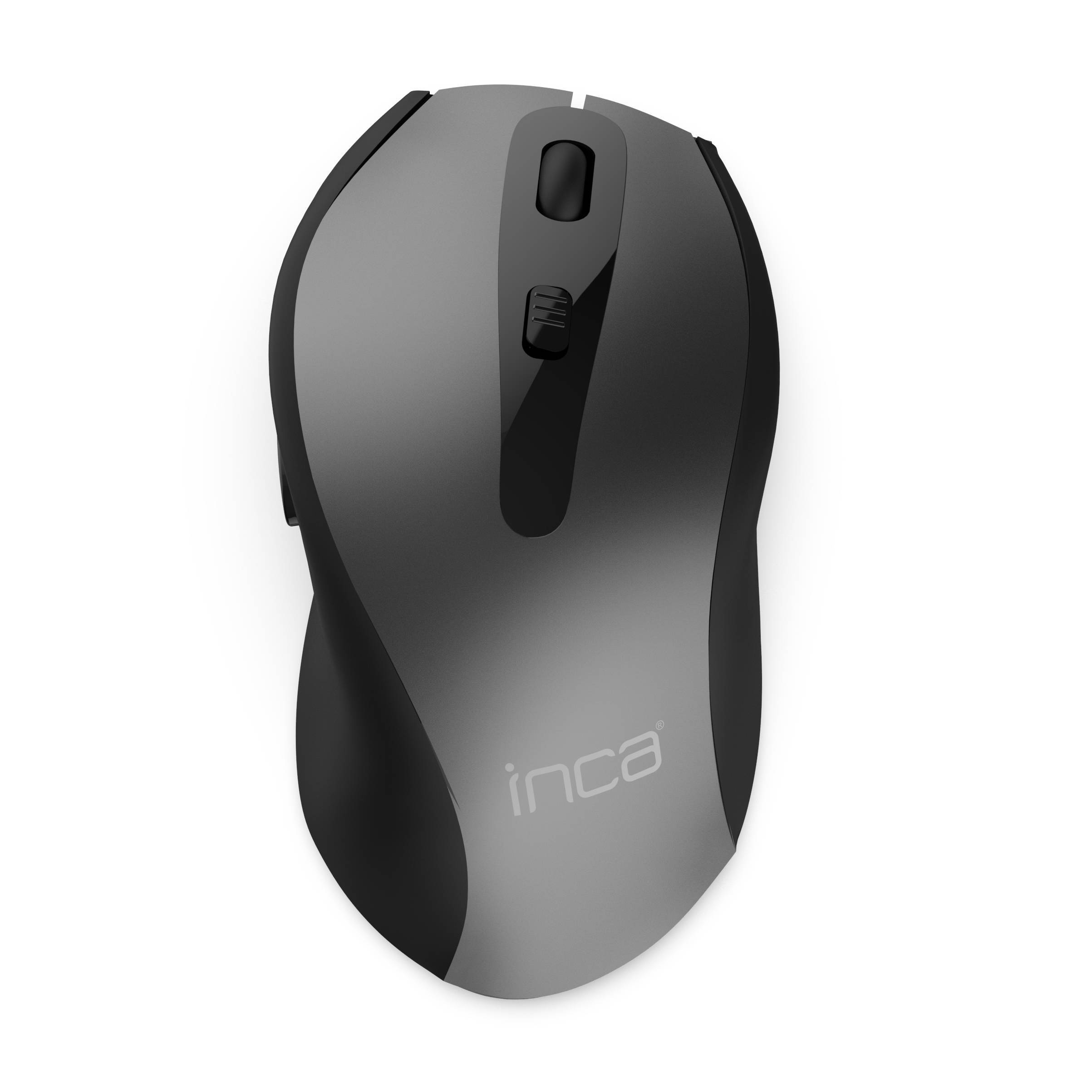 INCA Wireless Maus Ergo/1600DPI/Laser/2.4GHzUSB-A schwarz retail Eingabe / Ausgabe Mäuse &