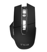 INCA Maus IWM-555 1600 DPI,Wireless & BT,Akku,USB-C, SW retail Eingabe / Ausgabe Mäuse & Tastaturen