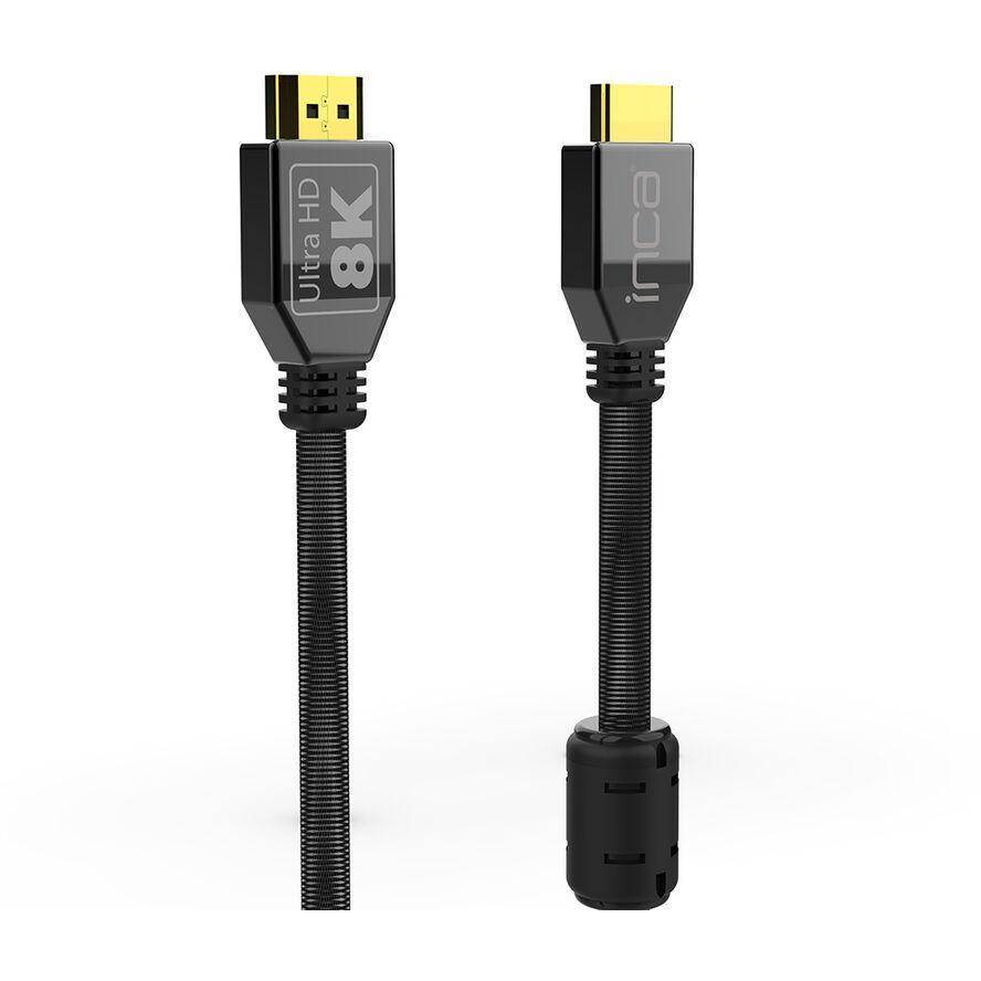 INCA HDMI-Kabel2.1 8K 48Gbit/s 7680x4320@120Hz 2.00m sw retail Multimedia-Technik HDMI-Kabel