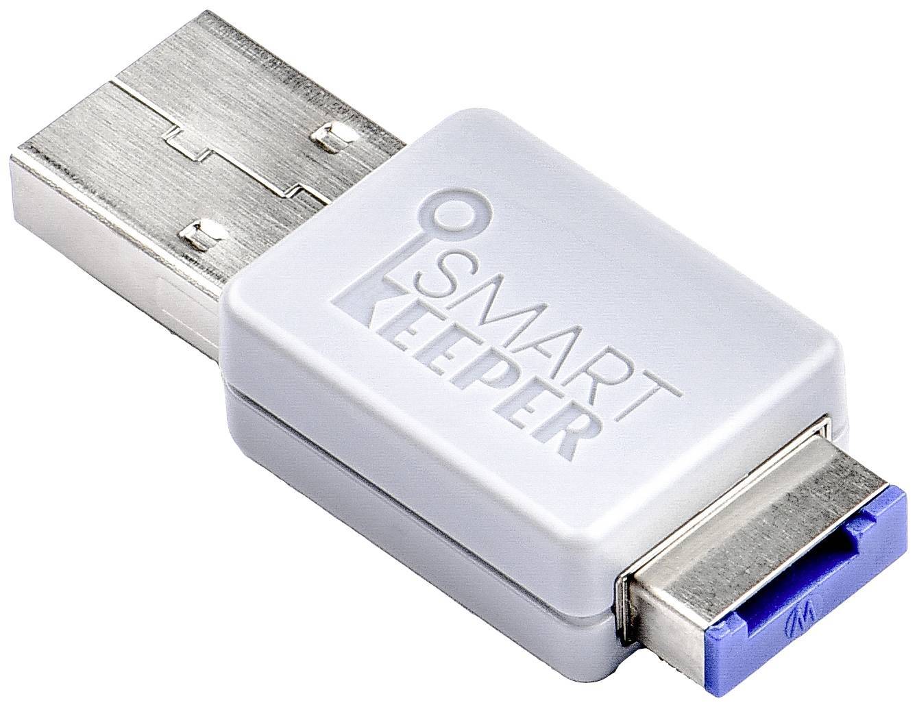 SmartKeeper Basic USB Stick verriegelbar 32GB dunkelblau Multimedia-Technik Sicherungssysteme
