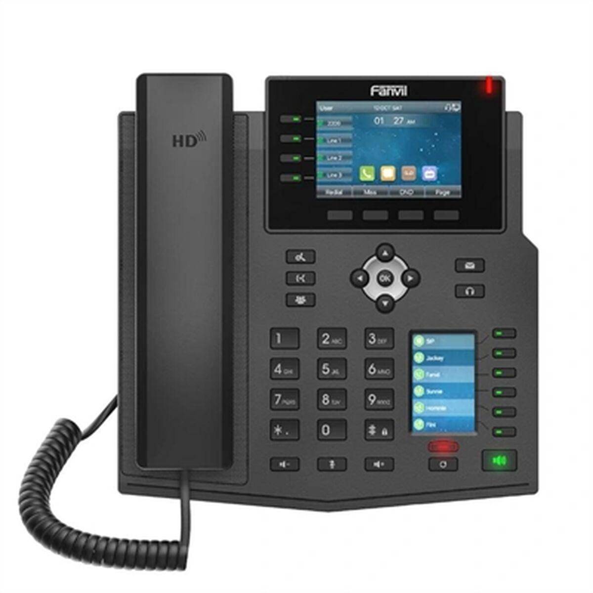 Fanvil IP Telefon X5U schwarz V2 Multimedia-Technik Telefone