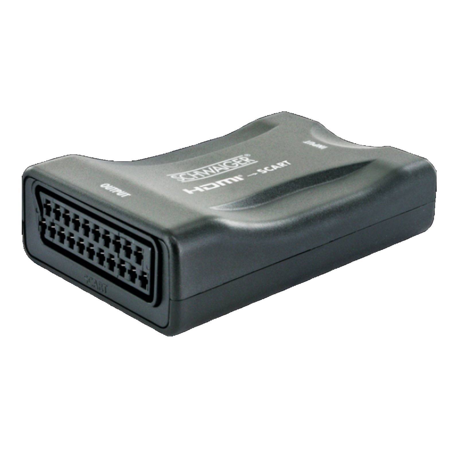 Schwaiger HDMI Scart-Konverter HDMI-Buchse > SCART-Buchse Multimedia-Technik HDMI-Adapter