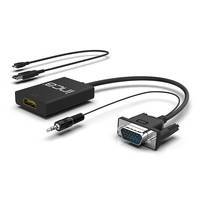 INCA Adapter IVTH-02 VGA + USB-A + Audio > HDMI, 0.2m retail Multimedia-Technik Video/VGA-Adapter