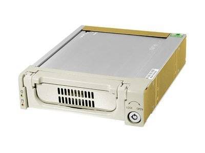 Equip Wechselrahmen für 3.5 SATA mit Lüfter silber Multimedia-Technik Festplattenwechselr.