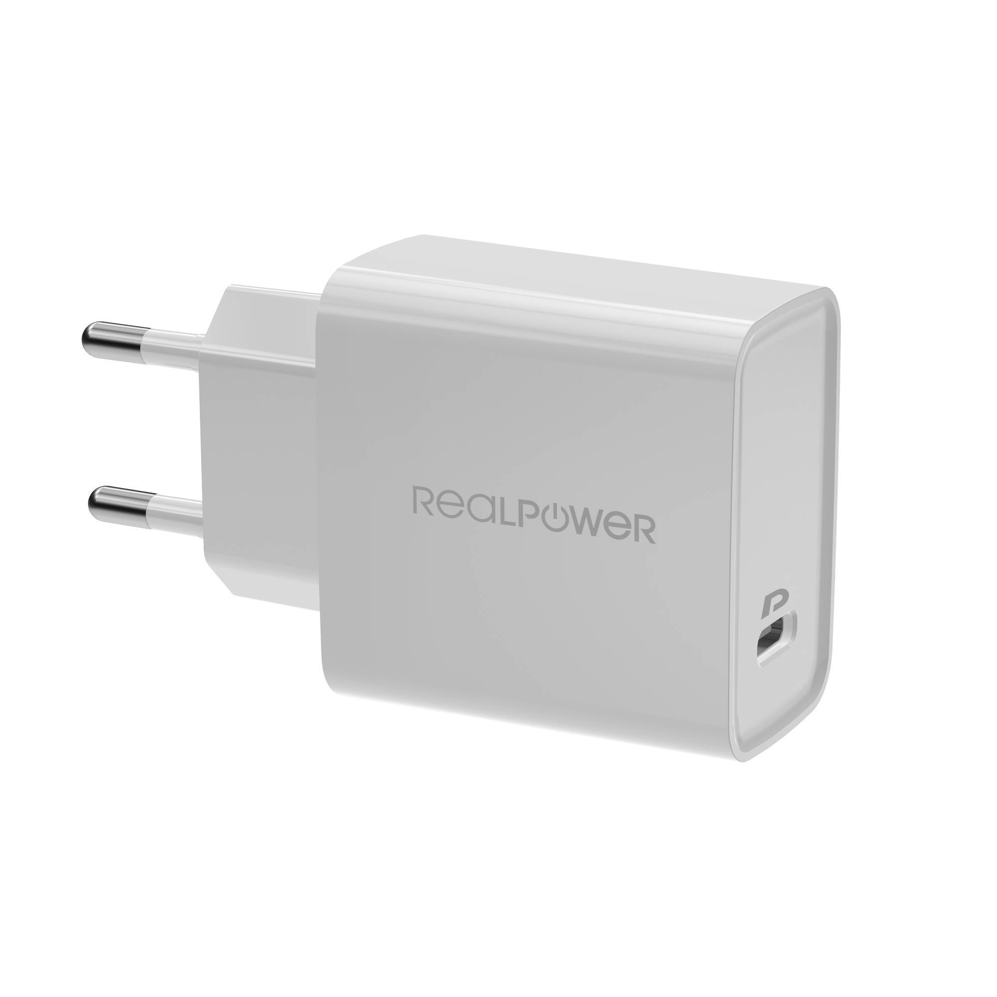 RealPower Ladegerät C-MagSet 20W mit Ladepad Multimedia-Technik