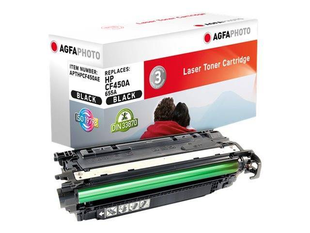 AgfaPhoto Toner APTHPCF450AE ersetzt HP CF450A 655A BK Multimedia-Technik HP