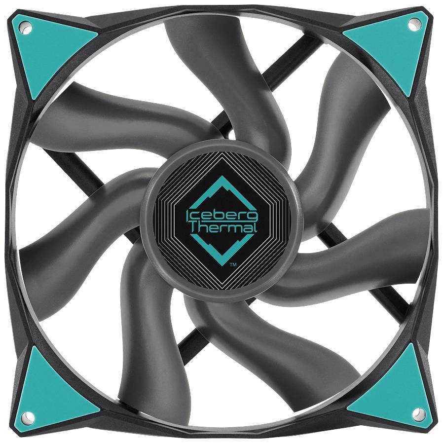 ICEBERG THERMAL IceGALE Xtra - 140mm Black Multimedia-Technik Lüfter Sonstiges Zubehör und