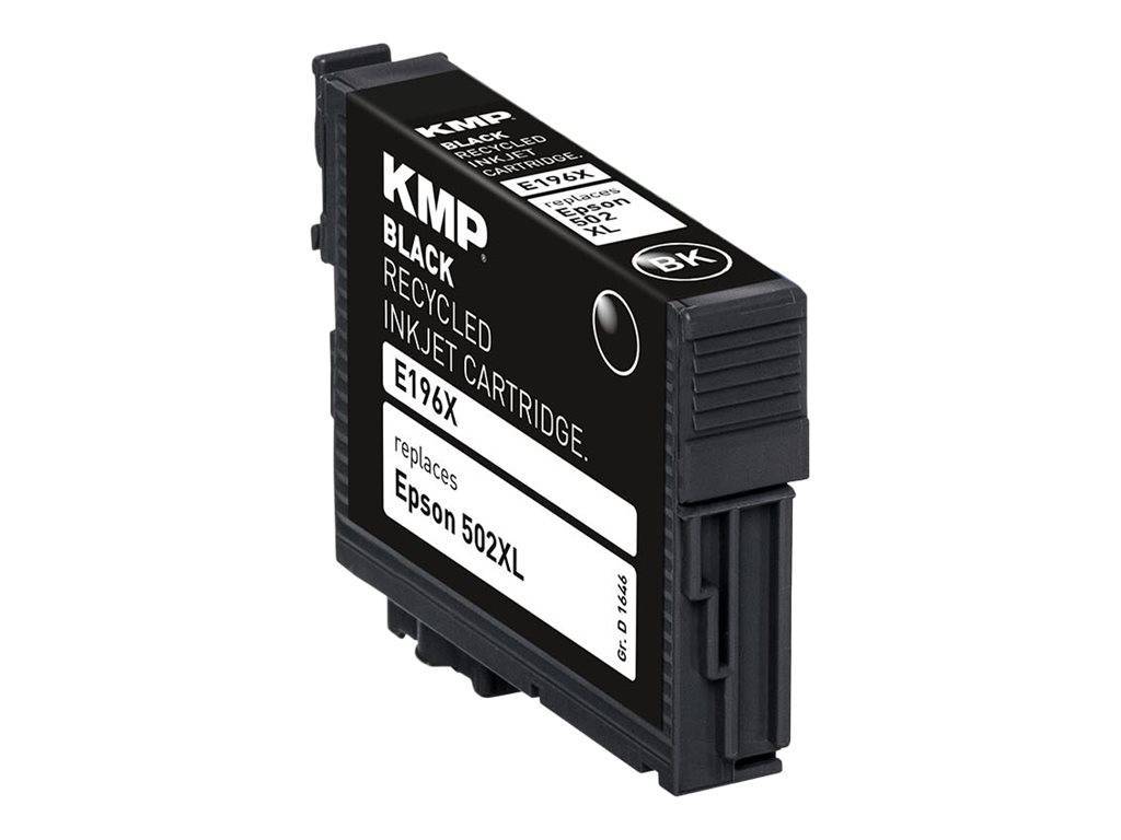 KMP Patrone Epson 502XL black 550 S. E196X remanufactured Multimedia-Technik Patronen