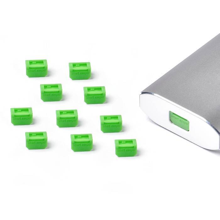 SmartKeeper Mini Mini-DisplayPort Blocker grün 10 Stk. Multimedia-Technik Sicherungssysteme