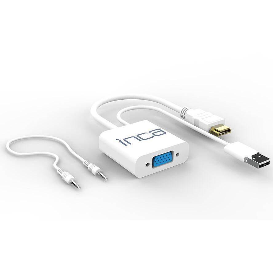INCA Adapter IVTH-01 HDMI auf VGA(+USB und Audiokabel) Multimedia-Technik Video/VGA-Adapter