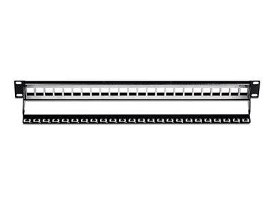 TRENDnet Patchpanel 24-Port Cat6 geschirmt 19 1U Rack Multimedia-Technik Netzwerkzubehör