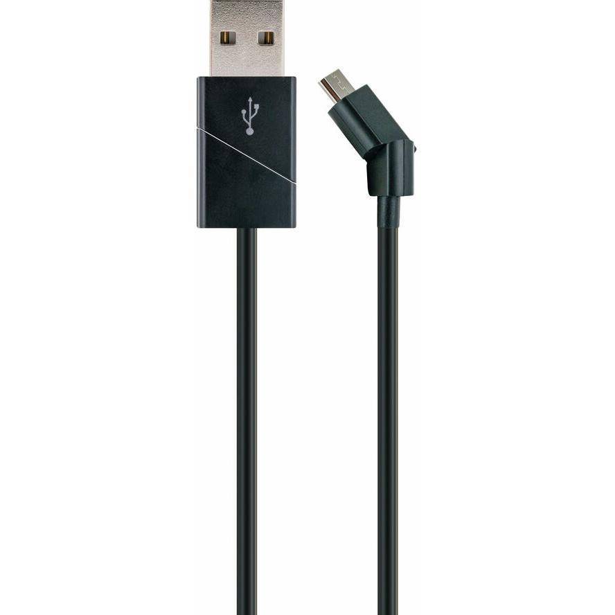 Schwaiger USB-Kabel 2.0 St. A->2.0 Micro B 1,20m Schwarz Multimedia-Technik