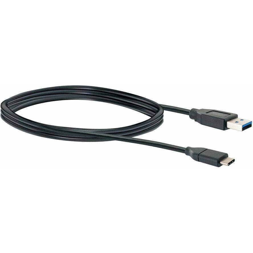 Schwaiger USB-Kabel 3.1 St. C->3.0 TypA 1,00m Schwarz Multimedia-Technik