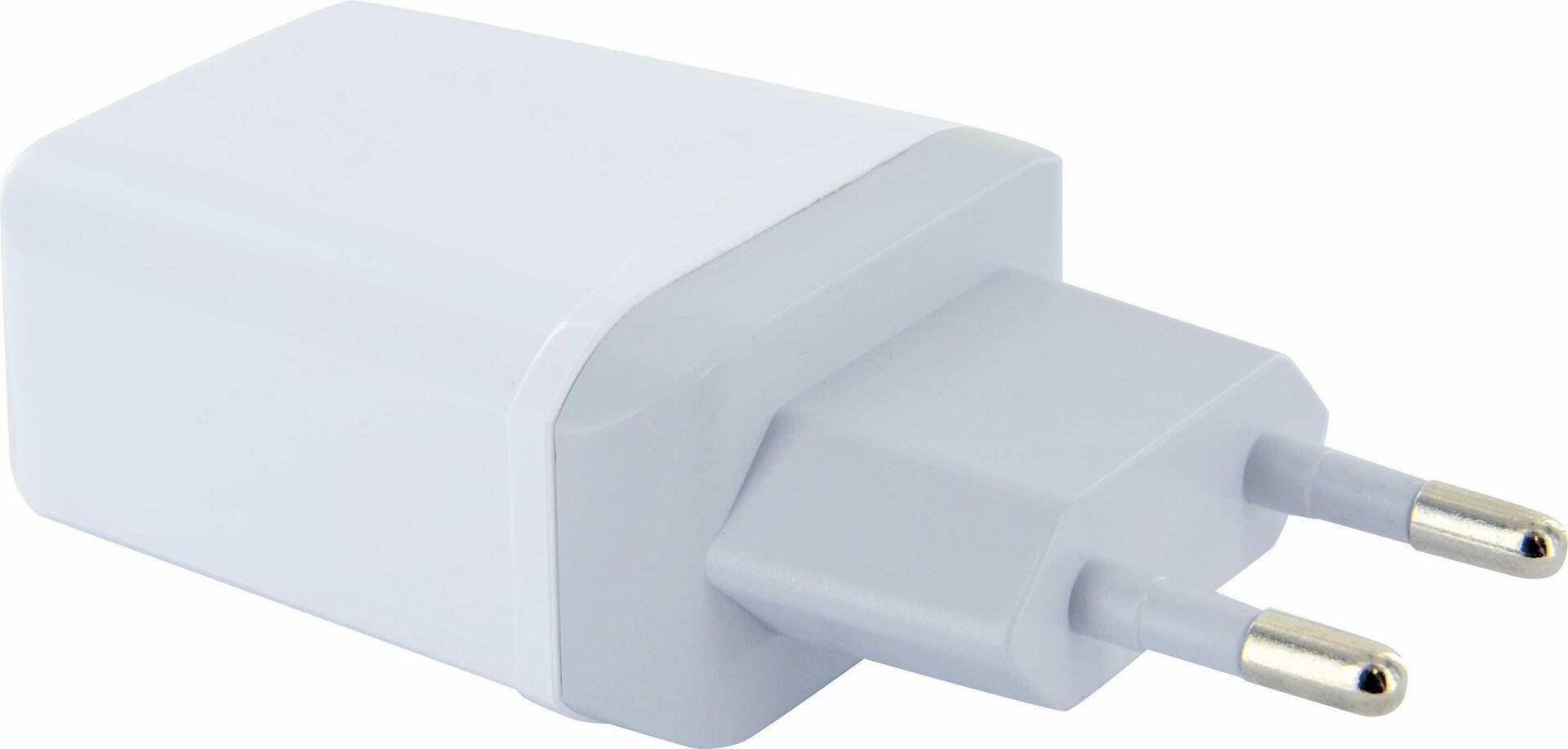 Schwaiger Ladegerät Quick Charger 3.0 532-230V USB Weiß Multimedia-Technik